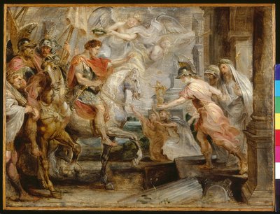 Ingresso trionfale di Costantino a Roma da Peter Paul Rubens