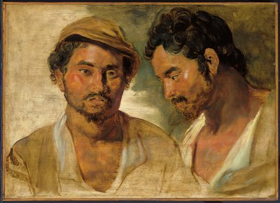 Due studi di un uomo, testa e spalle da Peter Paul Rubens