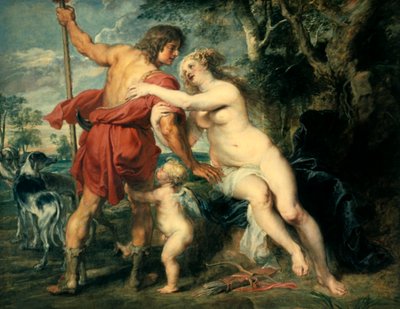 Venere e Adone, c. 1630 da Peter Paul Rubens