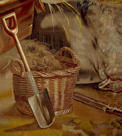 Adorazione del Bambino Gesù, dettaglio dell