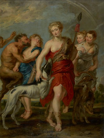 Diana e le sue ninfe a caccia da Peter Paul studio of Rubens