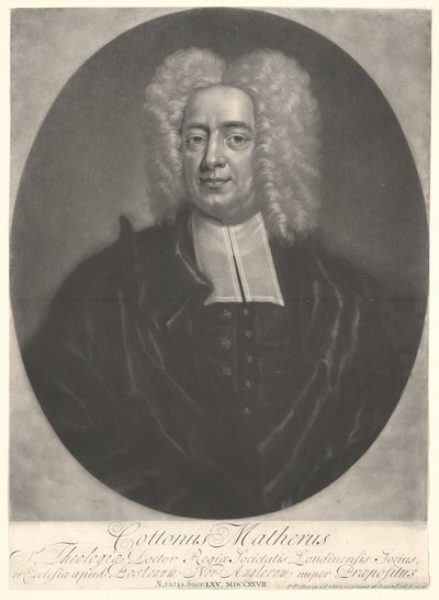 Cotton Mather da Peter Pelham