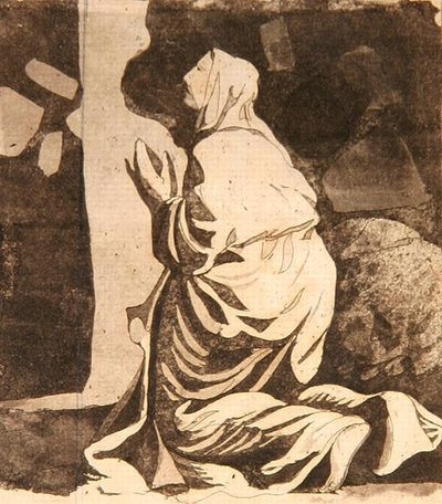 Elia nel deserto da Peter Perez Burdett