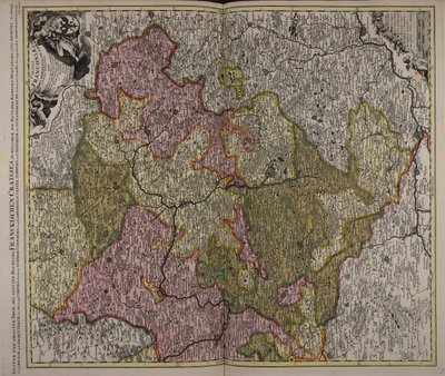 Circuli Franconiae pars orientalis et potior novissimè delineata ... da Peter Schenk the Elder