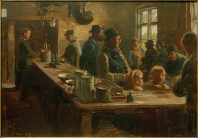 Nel negozio del mercante, quando non si pesca da Peder Severin Krøyer