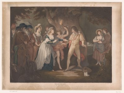 Rosalind sorprende Orlando nel bosco da Peter Simon