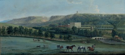 Veduta di Chatsworth da sud-ovest da Peter Tillemans
