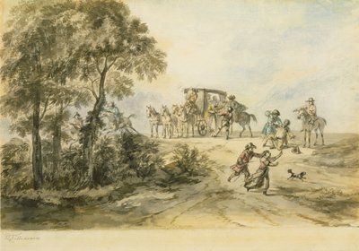 Carrozza e bandito da Peter Tillemans