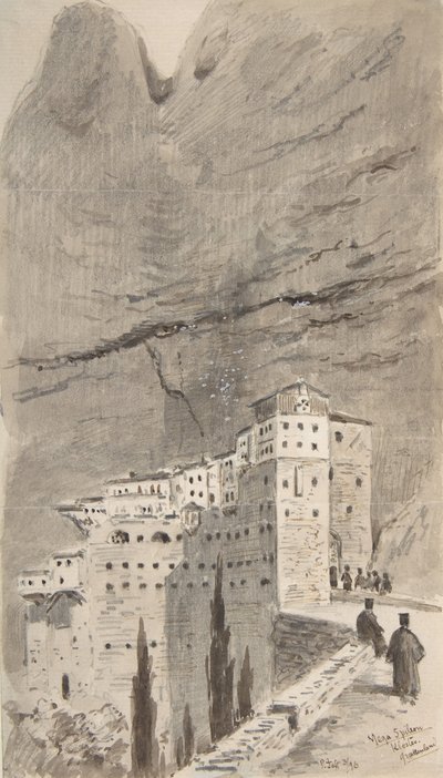 Monastero di Mega Spileon, Grecia da Peter Toft