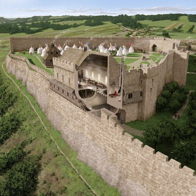 Castello di Richmond, Richmond, Richmondshire, North Yorkshire, 2016 da Peter Urmston