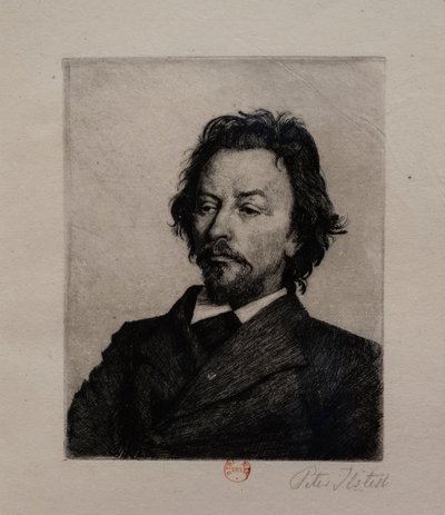Ritratto di Vilhelm Hammershoi, c.1899 da Peter Vilhelm Ilsted