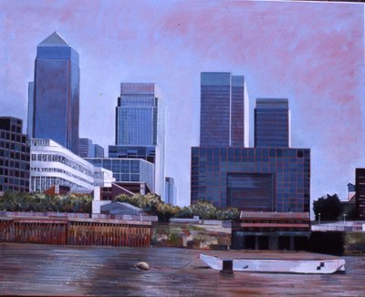 Chiatta abbandonata, 2007 (olio su tela) da Peter Wilson