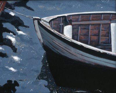 Dockside: Stoccolma, 2004 (olio su tela) da Peter Wilson