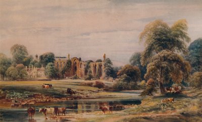 Bolton Abbey e Rettorato, 1846, 1935 da Peter de Wint