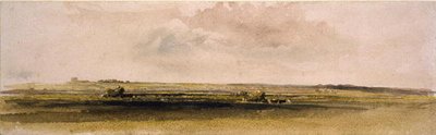 Fienagione nei Wolds del Lincolnshire (acquerello su carta) da Peter de Wint