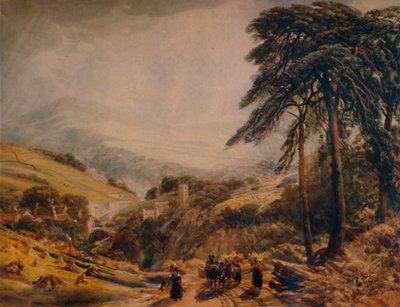 Villaggio di Matlock: Mietitori che tornano, 1849 da Peter de Wint