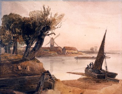 Sul Fiume Witham da Peter de Wint