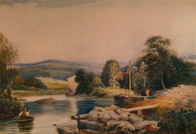 Sul Teify, Cardiganshire, XIX secolo, 1935 da Peter de Wint