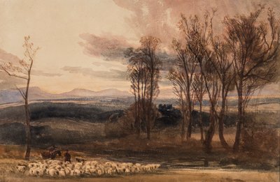 Crepuscolo invernale, c.1830 da Peter de Wint