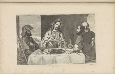 Cena in Emmaus da Peter van Liesebetten