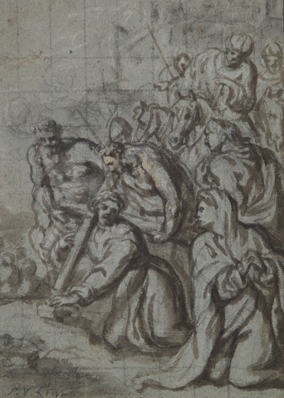Cristo che porta la croce da Peter van Lint