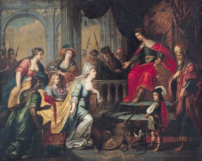 La Regina di Saba davanti a Salomone da Peter van Lint