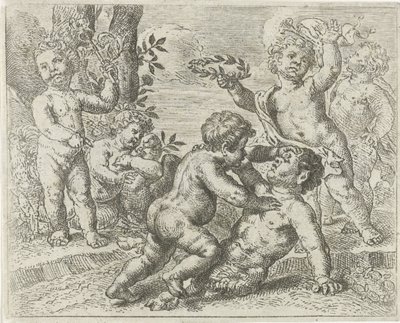 Putti combattenti da Peter van Lint