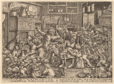 La famiglia indisciplinata del calzolaio da Peter van der Borcht
