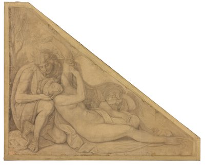 Apoll und Daphne. Karton zu den Deckenbildern der Münchner Glyptothek da Peter von Cornelius