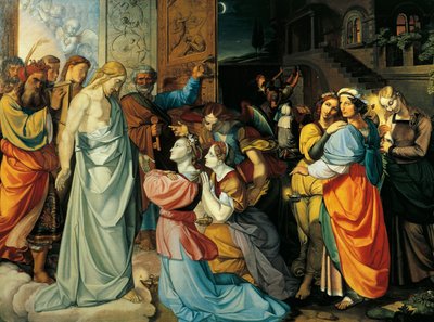 Le vergini sagge e stolte da Peter von Cornelius
