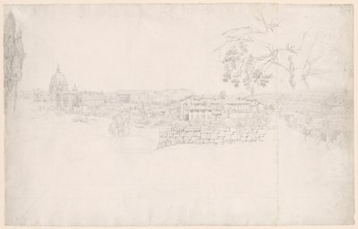 Panorama fantastico di Roma da San Pietro al Castel Sant