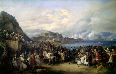 Principe Otton, figlio di Luigi I di Baviera, sbarca a Nafplio il 6/02/1833 e diventa Re di Grecia da Peter von Hess
