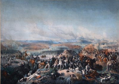La battaglia di Borodino del 26 agosto 1812, primo quarto del XIX secolo da Peter von Hess