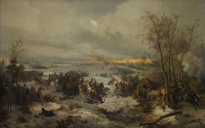 La battaglia di Krasnoi Krasny del 17 novembre 1812 da Peter von Hess