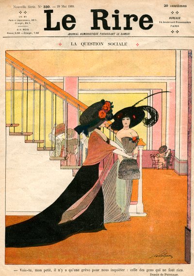 Copertina di Le Rire, 29 maggio 1909 da Petitjean