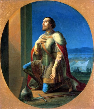 Alessandro Nevsky (1220/1-65) Principe di Novgorod, Gran Duca di Vladimir da Petr Mikhailovich Shamshin