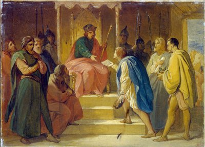 Il Gran Principe Andrej I Bogoljubskij riceve gli artigiani inviati dall