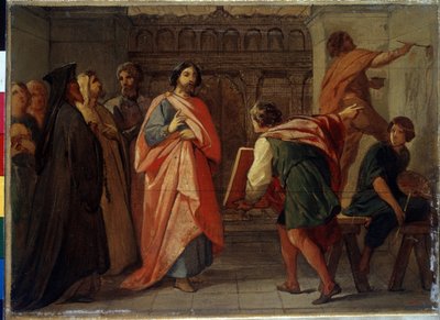 Il Gran Principe Simeone I di Russia ordina di dipingere la cattedrale di Mosca da Petr Vasilievich Basin