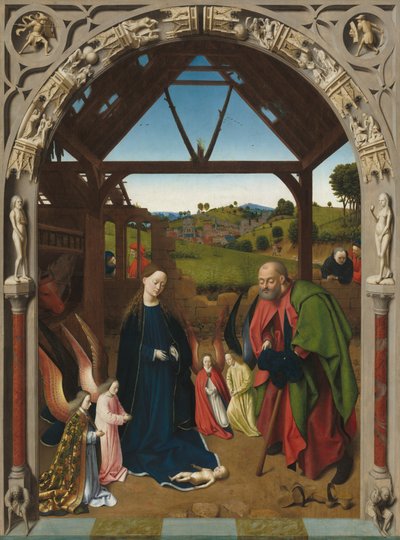 La Natività, c. 1450 da Petrus Christus