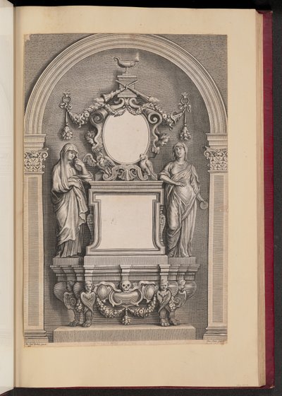 Epitaffio di Rubens da Petrus Clouet after Sir Peter Paul Rubens
