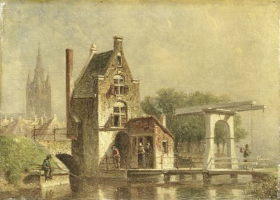 La Koepoort a Delft da Petrus Gerardus Vertin