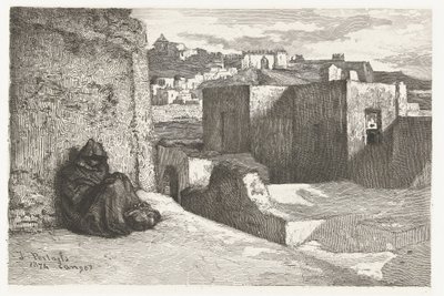 Veduta di Tangeri da Petrus Johannes Arendzen (attributed to)