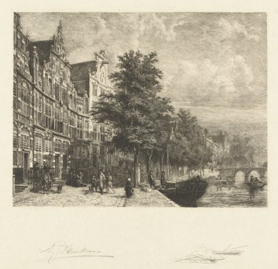 Veduta del Herengracht da Petrus Johannes Arendzen