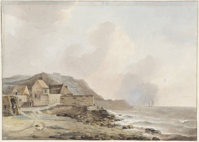Vista della costa di Boulogne sur Mer da Petrus Johannes Schotel