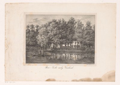 Veduta della tenuta Breevecht da Petrus Josephus Lutgers