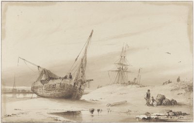 Navi sulla spiaggia da Petrus Paulus Schiedges (I)