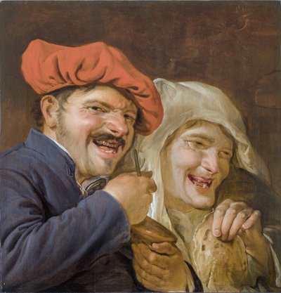 Suonatore di Rommelpot da Petrus Staverenus