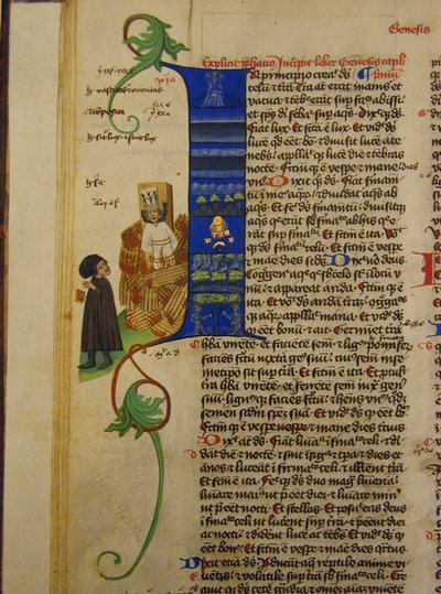 Il rogo di Jan Hus dalla Bibbia di Martinitz da Petrus de Mladoniovicz,