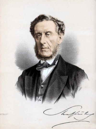 Anthony Ashley Cooper, 7° Conte di Shaftesbury, politico e filantropo inglese, c1890 da Petter and Galpin Cassell