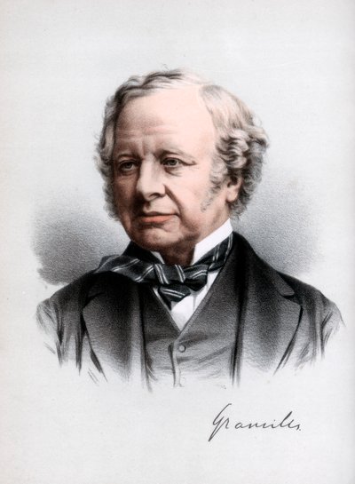 Granville Leveson-Gower, 2º conte Granville, statista liberale britannico, c1890 da Petter and Galpin Cassell